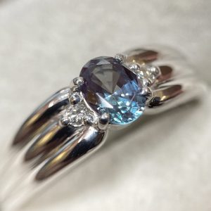 Pt900 トルマリン リング プラチナ